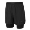 RONHILL Tech Revive 5" Twin Mens Running Shorts All Black