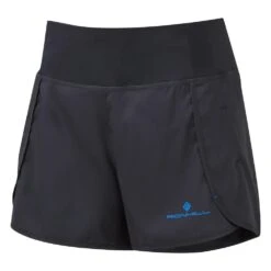 RONHILL Tech Revive Womens Running Shorts Black/Azurite