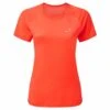RONHILL Tech Short Sleeved Womens Running T-Shirt Hot Coral/Bright White 1 RONHILL Tech Short Sleeved Womens Running T-Shirt Hot Coral/Bright White -Sports Apparel Shop tech short sleeved womens running t shirt hot coral bright white p8225 32653 image