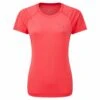 RONHILL Tech Short Sleeved Womens Running T-Shirt Hot Pink Marl/Pewter 1 RONHILL Tech Short Sleeved Womens Running T-Shirt Hot Pink Marl/Pewter -Sports Apparel Shop tech short sleeved womens running t shirt hot pink marl pewter p8226 32655 image