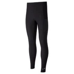 RONHILL Tech Winter Mens Thermal Running Tights All Black