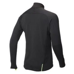 Sports Apparel Shop -Sports Apparel Shop technical mid mens half zip sweat wicking running top mid layer black p6750 26647 image