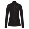 Technical Mid Womens Half Zip Running Top Black -Sports Apparel Shop technical mid womens half zip running top black p5987 23599 image