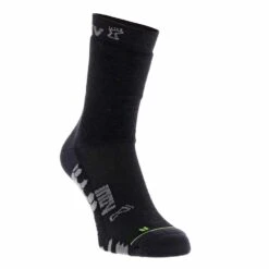 Thermo Outdoor High Length Unisex Merino Running Socks Black/Grey