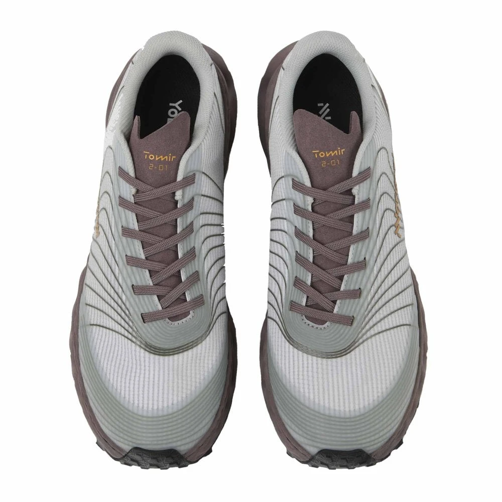 Tomir Mens Trail Running Shoes Grey/Purple 6 Tomir Mens Trail Running Shoes Grey/Purple - Image 4