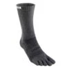 Injinji Trail Midweight Crew Unisex Running Toe Socks Granite (2019)
