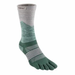 Injinji Trail Midweight Crew Womens Running Toe Socks Alpine