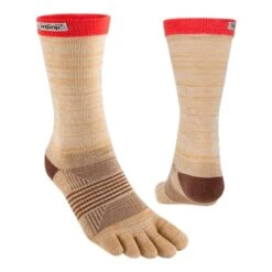 Injinji Trail Midweight Crew Womens Running Toe Socks Spur