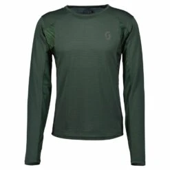 Scott Trail Run Men's Long Sleeved T-Shirt Smoked Green/Frost Green
