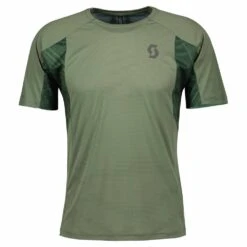 Scott Trail Run Men's Short Sleeved T-Shirt Frost Green/Smoked Green