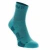 TrailFly Sock Mid Twin Pack Womens Running Socks 1x Teal + 1x Purple