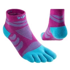 Injinji Ultra Run Mini Crew Womens Running Toe Socks Jam
