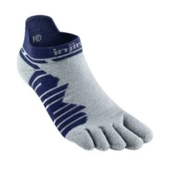 Injinji Ultra Run No Show Unisex Running Socks Cobalt