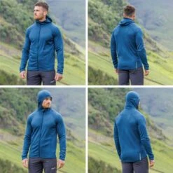 VentureLite Mid Hoodie FZ Mens Running Top Navy -Sports Apparel Shop venturelite mid hoodie fz mens running top navy p7470 29426 image