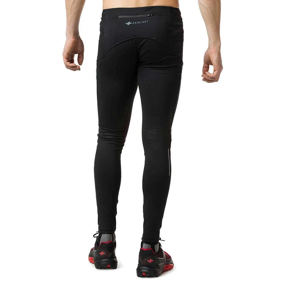 Raidlight Wintertrail Mens Stretchy & Breathable Running Tights Black 4 Raidlight Wintertrail Mens Stretchy & Breathable Running Tights Black - Image 2