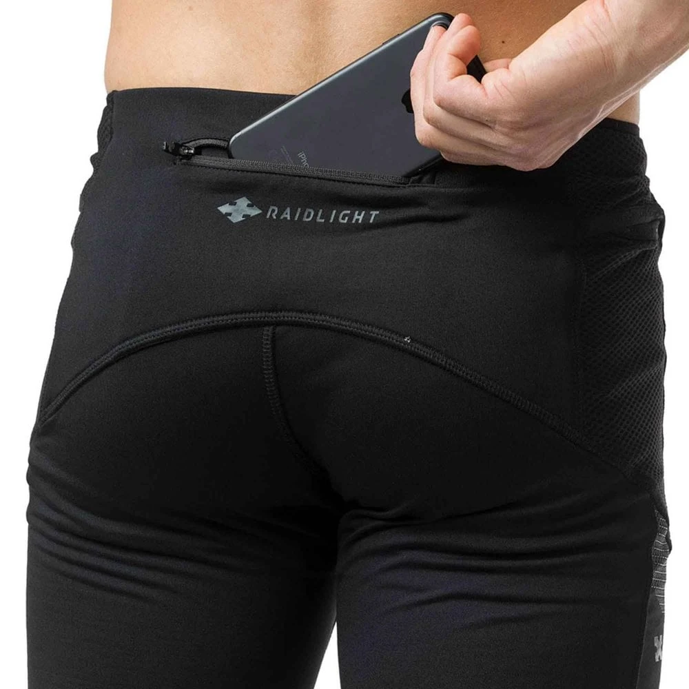 Raidlight Wintertrail Mens Stretchy & Breathable Running Tights Black 5 Raidlight Wintertrail Mens Stretchy & Breathable Running Tights Black - Image 3