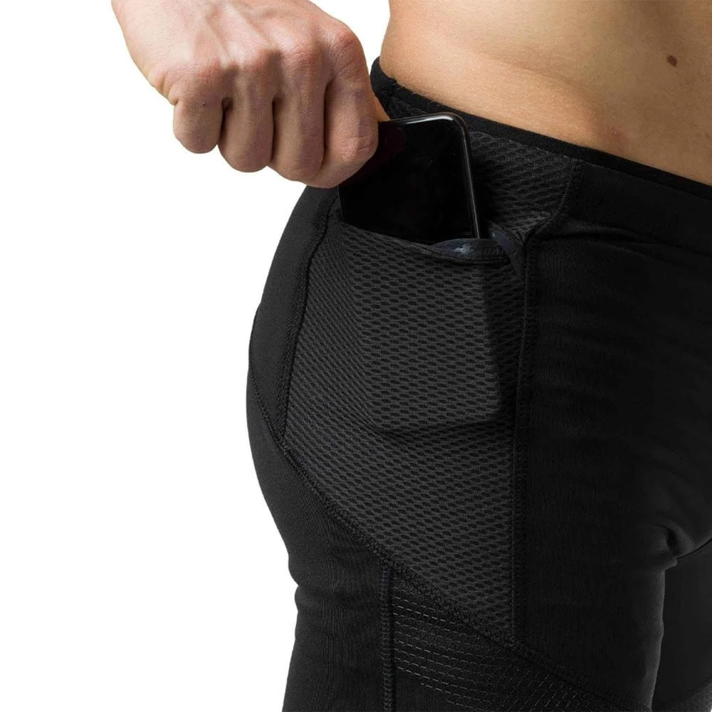 Raidlight Wintertrail Mens Stretchy & Breathable Running Tights Black 6 Raidlight Wintertrail Mens Stretchy & Breathable Running Tights Black - Image 4