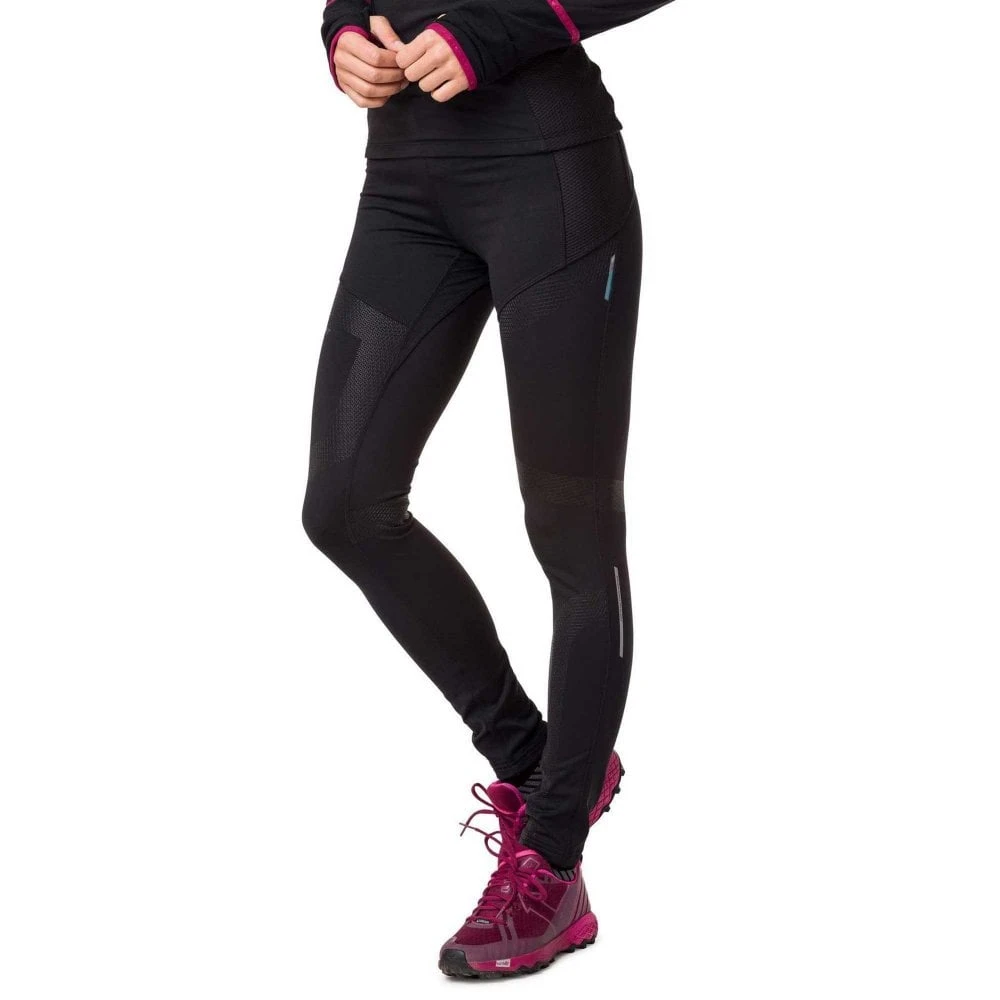 Raidlight Wintertrail Womens Stretchy & Breathable Running Tights Black 3 Raidlight Wintertrail Womens Stretchy & Breathable Running Tights Black