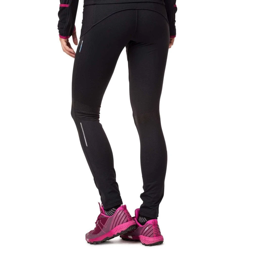 Raidlight Wintertrail Womens Stretchy & Breathable Running Tights Black 4 Raidlight Wintertrail Womens Stretchy & Breathable Running Tights Black - Image 2