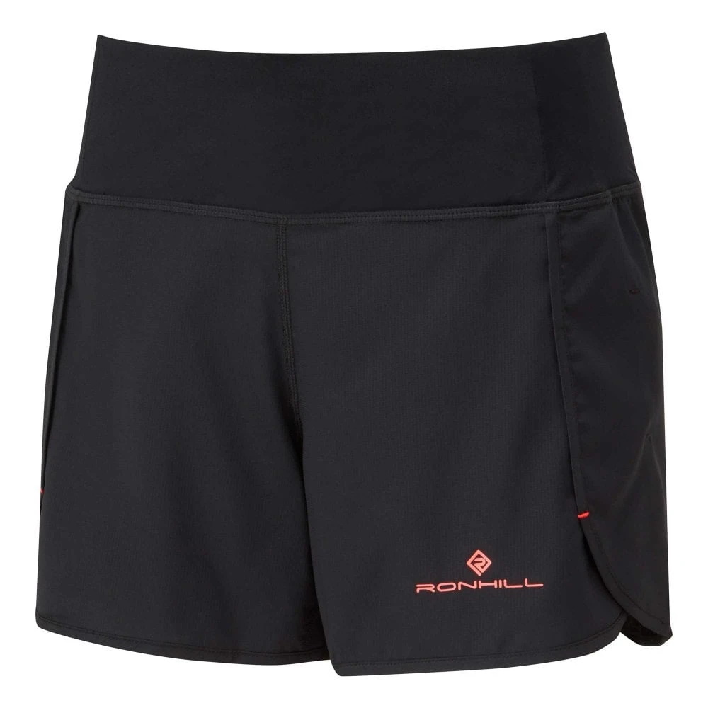 RONHILL Womens Stride Revive Running Shorts Black/Purple 3 RONHILL Womens Stride Revive Running Shorts Black/Purple