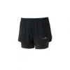 RONHILL Womens Stride Twin Running Shorts Black/Charcoal Marl -Sports Apparel Shop womens stride twin running shorts black charcoal marl p3951 8281 image