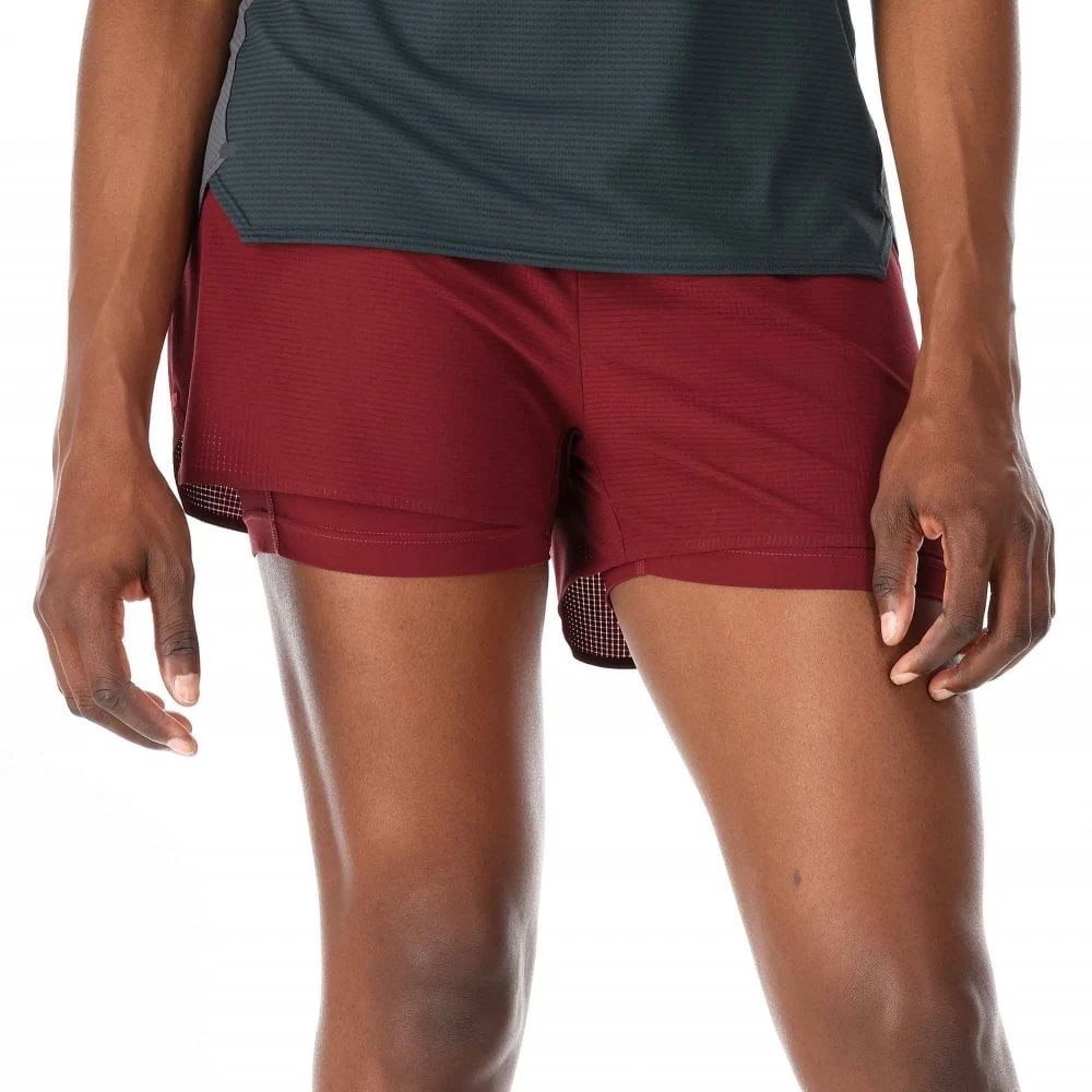 Rab Women's Talus Ultra Running Shorts (with Inner Short Liner) Deep Heather 4 Rab Women's Talus Ultra Running Shorts (with Inner Short Liner) Deep Heather - Image 2