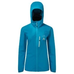 RONHILL Women's Tech Gore-Tex Mercurial Running Jacket Kingfisher/Limestone