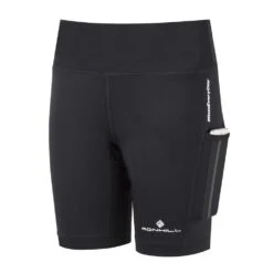 RONHILL Women's Tech Revive Stretch Shorts All Black