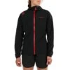 La Sportiva Womens Waterproof Running Jacket Black/Hibiscus